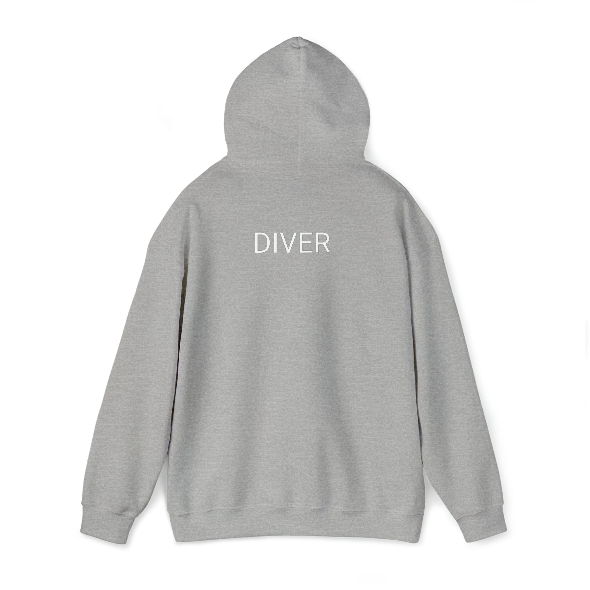 Diver Down BadA** Unisex Heavy Blend™ Hooded Sweatshirt