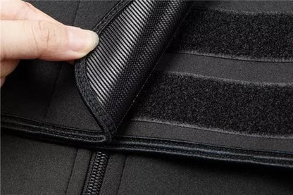 💪Men Body Shaper Sauna Vest Waist Trainer Double Belt