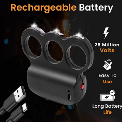 Knuckle Stun Ring ⚡ Self-Defense Tool