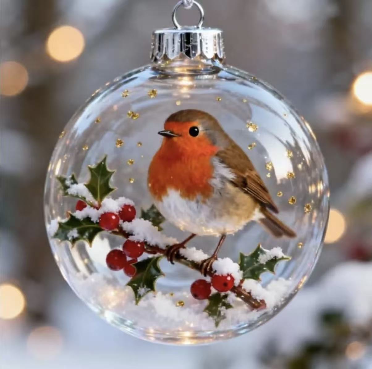 ✨Nature’s Birds Crystal Glass Ornament Set – Hummingbird & Cardinal Christmas Decor 🎄 Special First Order Discount!