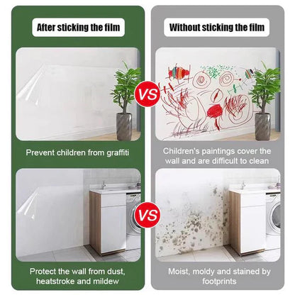 🔥Transparent Waterproof And Anti-oil Static Adsorption Wall Stickers