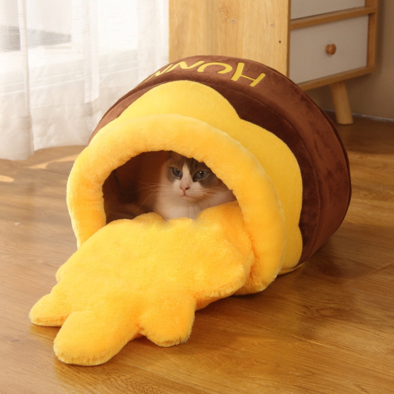 Honey Pot Shape Cat Bed